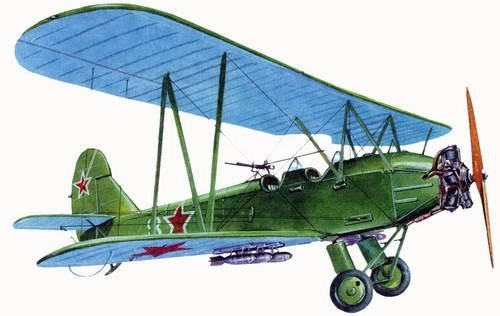 ночной бомбардировщик У-2